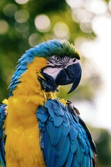 Obraz premium blue and yellow macaw
