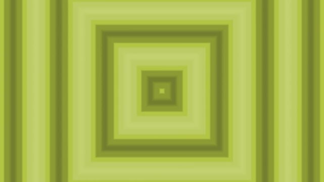Nested Lime and Olive Green Square Geometric Pattern