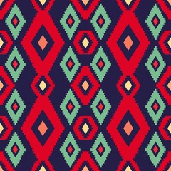 Obraz premium vector seamless pattern of ukrainian folk ornament. ukrainian folk ornament in ethnic style.