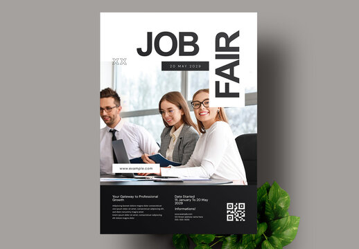 We Are Hiring Creative Job Vacancy Flyer