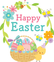 かわいいイースターのタイトルイラスト © imoan