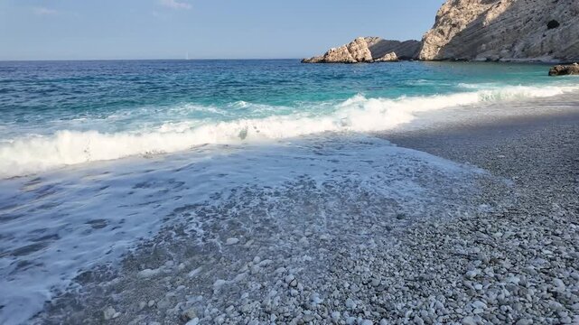 Amazing view of Petani Beach, Cephalonia, Ionian Islands, Greece