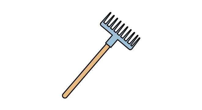 Rake Tool Garden Equipment.