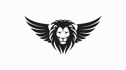 Obraz premium Winged lion symbol illustration for branding and design concepts