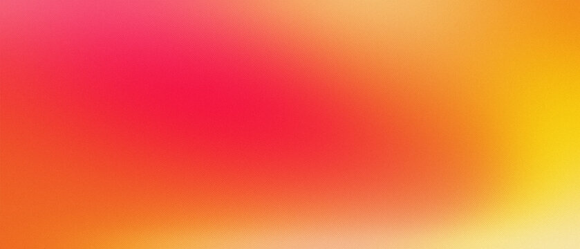 Bright saturated gradient sunset wallpaper web design template poster flyer texture grain