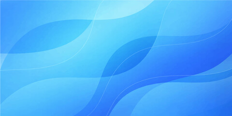 Smooth abstract blue wave background featuring a futuristic motion design with soft gradient curves and flowing digital lines for a sleek vector wallpaper backdrop
