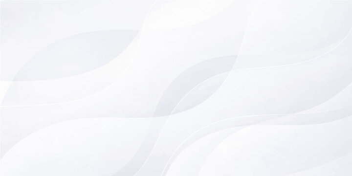 Abstract white background featuring futuristic blue waves and smooth 3d curves with a digital motion texture for a modern technology wallpaper illustration