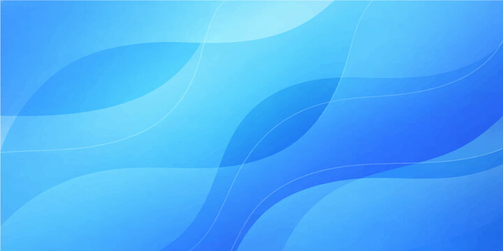 Smooth abstract blue wave background featuring a futuristic motion design with soft gradient curves and flowing digital lines for a sleek vector wallpaper backdrop