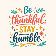 Naklejka premium Inspirational Quote on Gratitude.