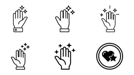 Fototapeta premium Illustration of Business Growth Icons Handshake Bar Graph