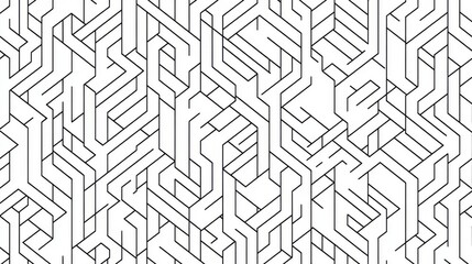 Geometric pattern art abstract lines and shapes creating visual harmony and design.