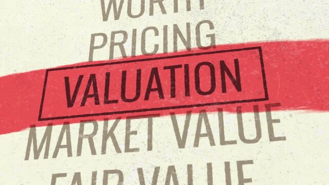 Valuation 3D Scrolling Title Animation