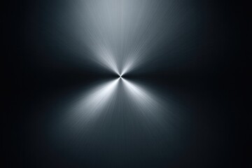 Mysterious light beams converge in dark space, creating an ether