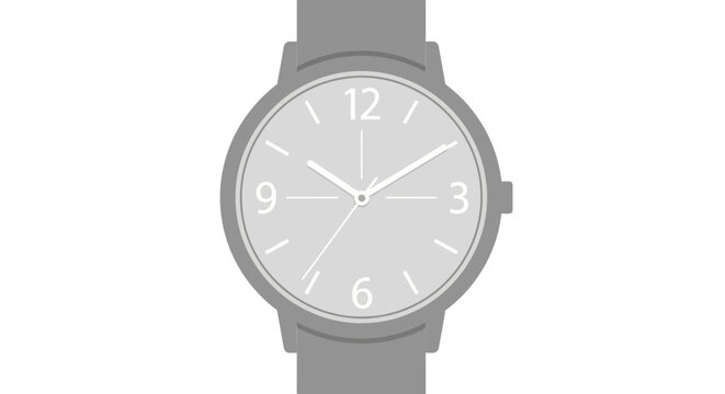 Analog Watch Face Closeup.