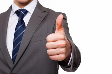 Professional hand gesture indicating agreement, confidence, and excellent service