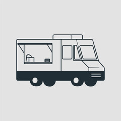 Stylish food truck design showcasing modern outdoor dining