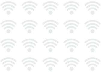 Wi-Fiマークの背景イラスト