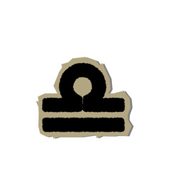 Zodiac Symbol Scrapbook Cut Out 