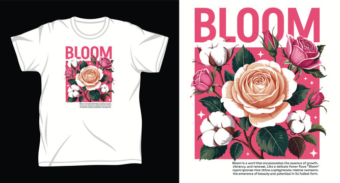 Flower Graphic vector art t-shirt design print