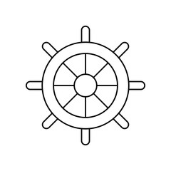 Obraz premium Ship wheel