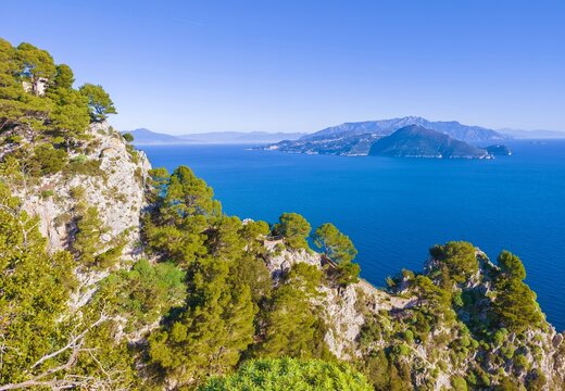 Isola di Capri (Campania, Italy) - The beautiful Capri island in the Naples gulf with awesome natural attractions. Here in particular with a typical landmark.