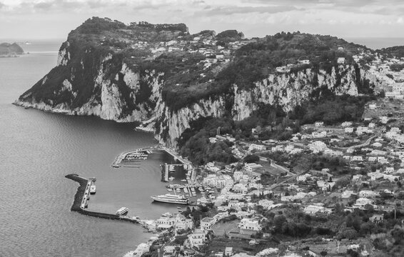 Isola di Capri (Campania, Italy) - The beautiful Capri island in the Naples gulf with awesome natural attractions. Here in particular with a typical landmark.
