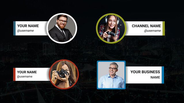 Simple Sliding Lower Third With Profile Picture