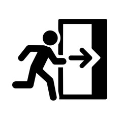 Universal Emergency Exit Symbol