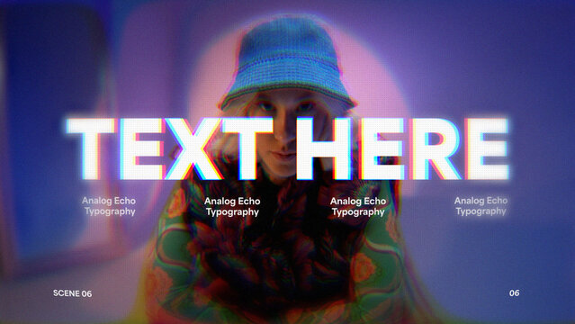 Retro Chromatic Glitch Typography | Control Panels