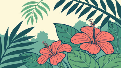 seamless pattern with flowers