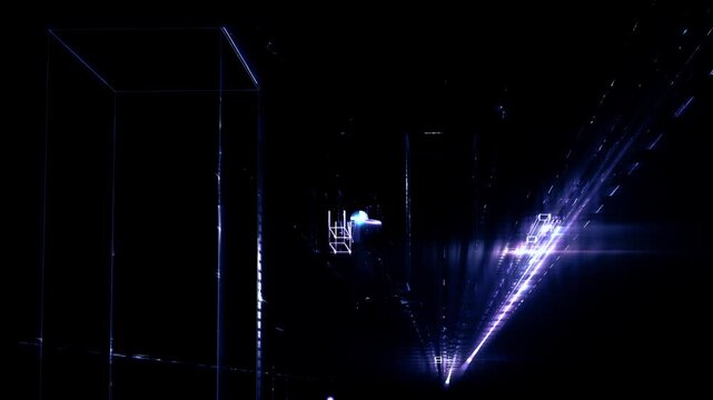 dynamic energy in futuristic sci-fi technology aesthetics, research, data transmission, speed, energy flow, data processing, internet, high-tech, darknet, vision, green