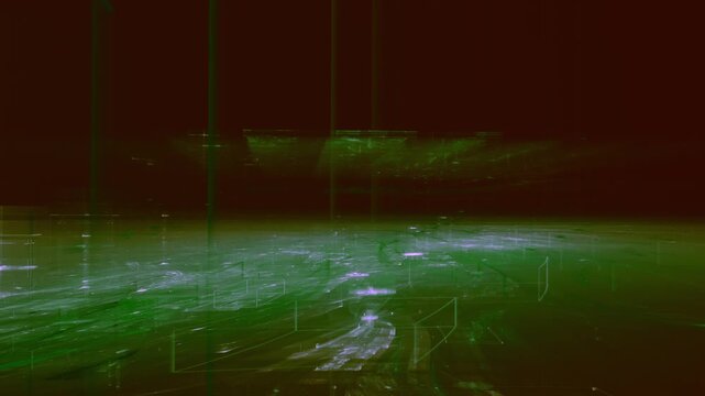 dynamic energy in futuristic sci-fi technology aesthetics, research, data transmission, speed, energy flow, data processing, internet, high-tech, darknet, vision, green