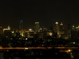 Obraz premium bangkok night view