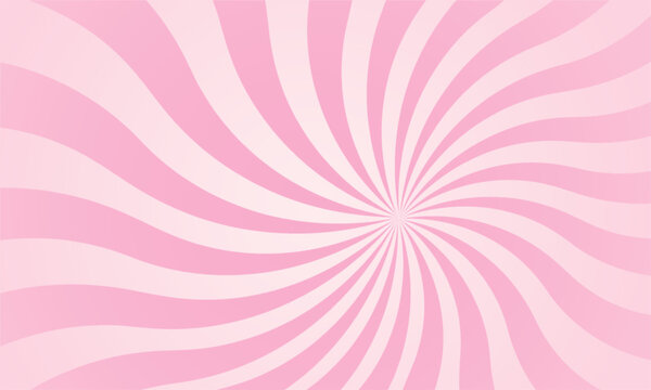 Twisted ray light effect with black wavy stripes isolated on white background. Abstract radial curved lines forming a dynamic spinning pattern. Comic motion rays