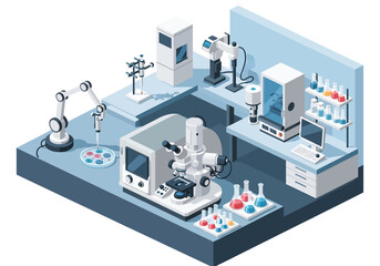 Advanced laboratory setup featuring cutting-edge scientific equipment for research and development