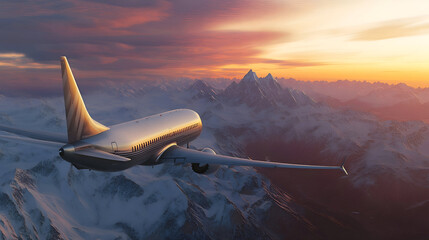 Fototapeta premium airplane in the sky