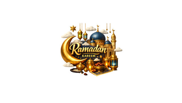 3D Ramadan Kareem Poster