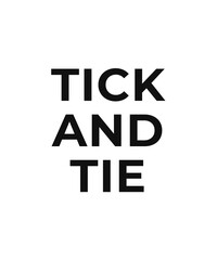 Fototapeta premium Tick And Tie Quote Design for Audit Testing and Internal Control Documentation 