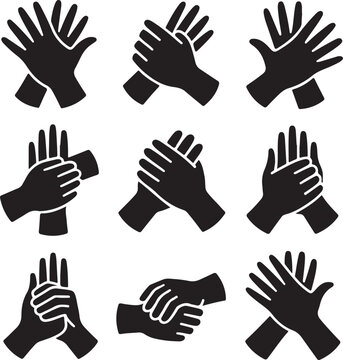 Hand Icon Set &ndash; Gesture and Symbol Collection