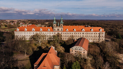 Opactwo cystersów w Lubiążu, widok z lotu ptaka © rozentuzjazmowany