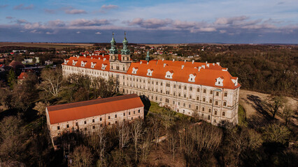 Opactwo cystersów w Lubiążu, widok z lotu ptaka © rozentuzjazmowany