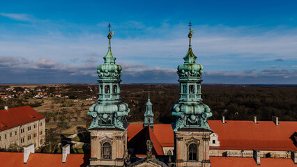 Opactwo cystersów w Lubiążu, widok z lotu ptaka © rozentuzjazmowany