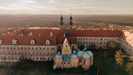 Opactwo cystersów w Lubiążu, widok z lotu ptaka © rozentuzjazmowany