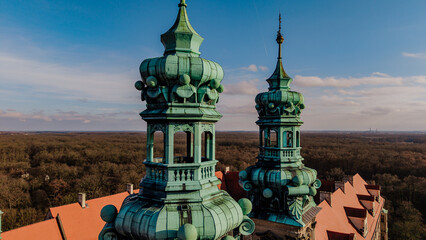 Opactwo cystersów w Lubiążu, widok z lotu ptaka © rozentuzjazmowany