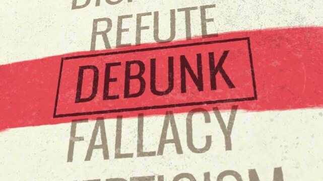 Debunk 3D Scrolling Title Animation