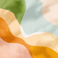 Abstract Colorful Art Design for Cinco de Mayo Celebration