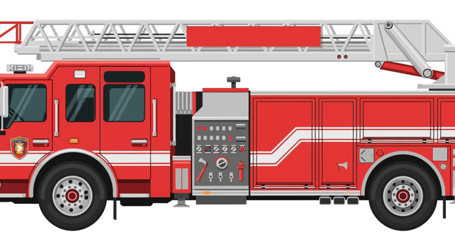 Fire Truck Emergency Vehicle.