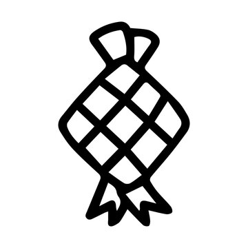 Ketupat Traditional Food Icon