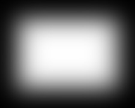 Bright White transparent Vignette Background - Abstract Glowing Center for Copy Space and Design. Black gradient photo frame shadow overlay. Photography effect decoration PNG design