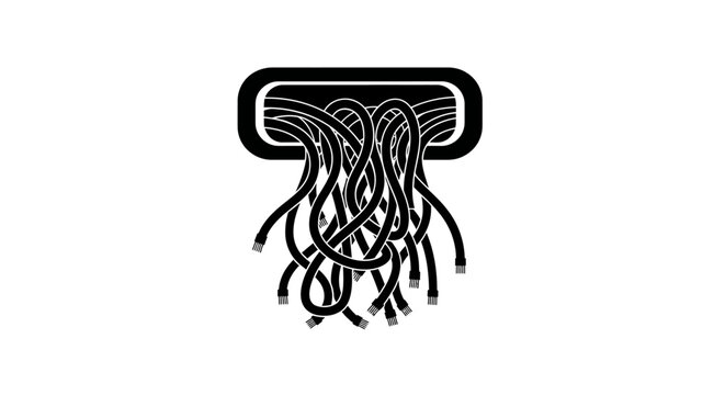 Black Jellyfish Graphic Design.